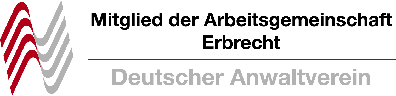 Logo "Mitglied der Arbeitsgemeinschaft Erbrecht im deutschen Anwaltverein"